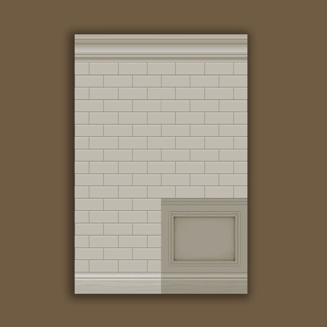 Галерея мода Плитка для стен Subway Tiles Mini Set #2